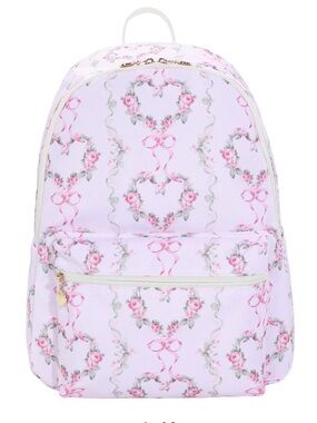 LoveShackFancy Floral Heart Backpack NWT